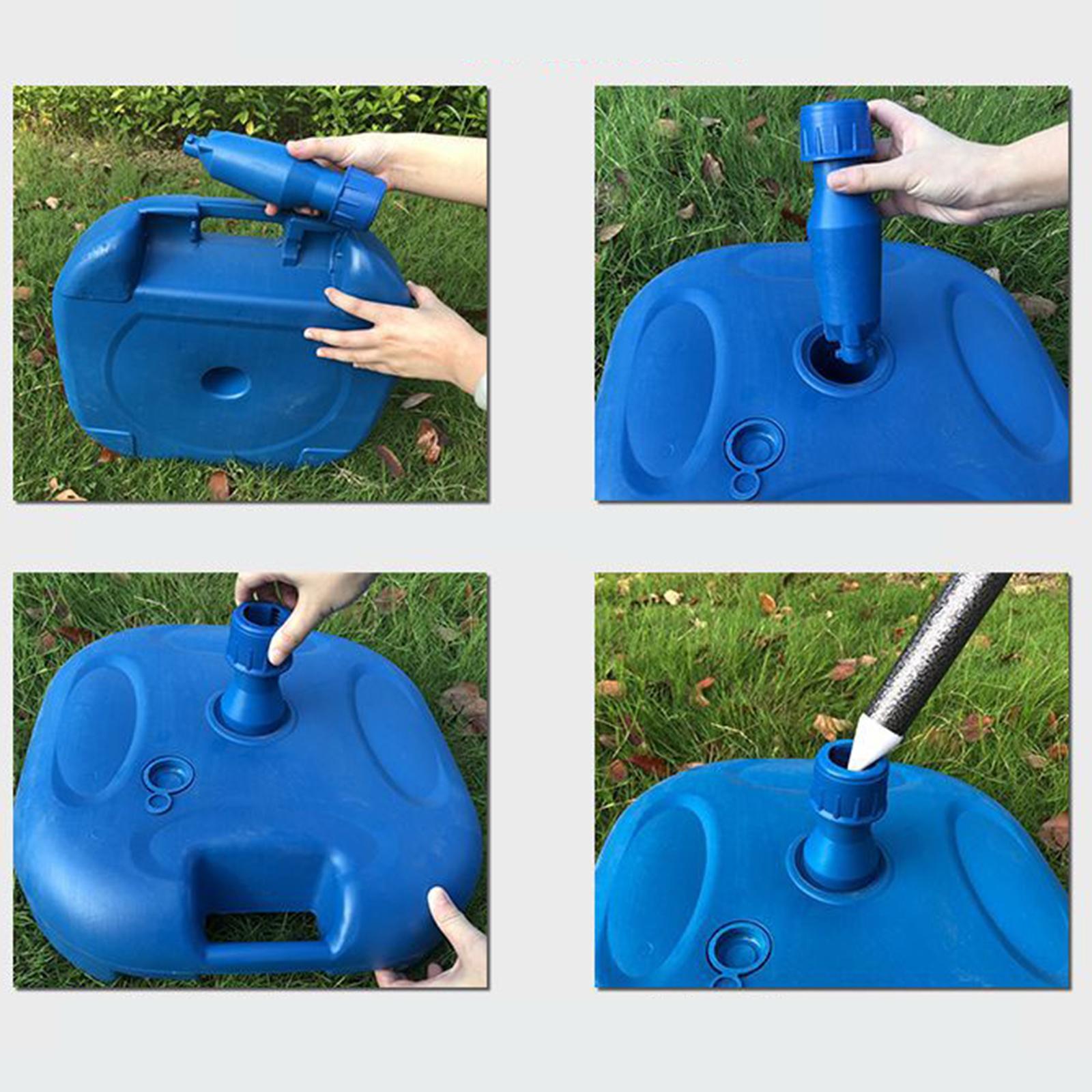 Outdoor Furniture Umbrella - Fillable Patio Umbrellas Base Weather Resistant