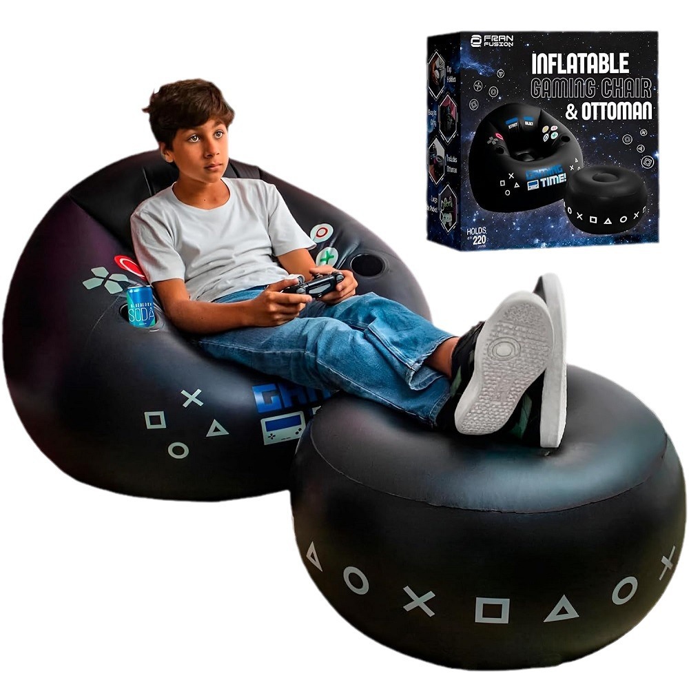 Outdoor Furniture Black - Creative Esports Gaming chair With Cup