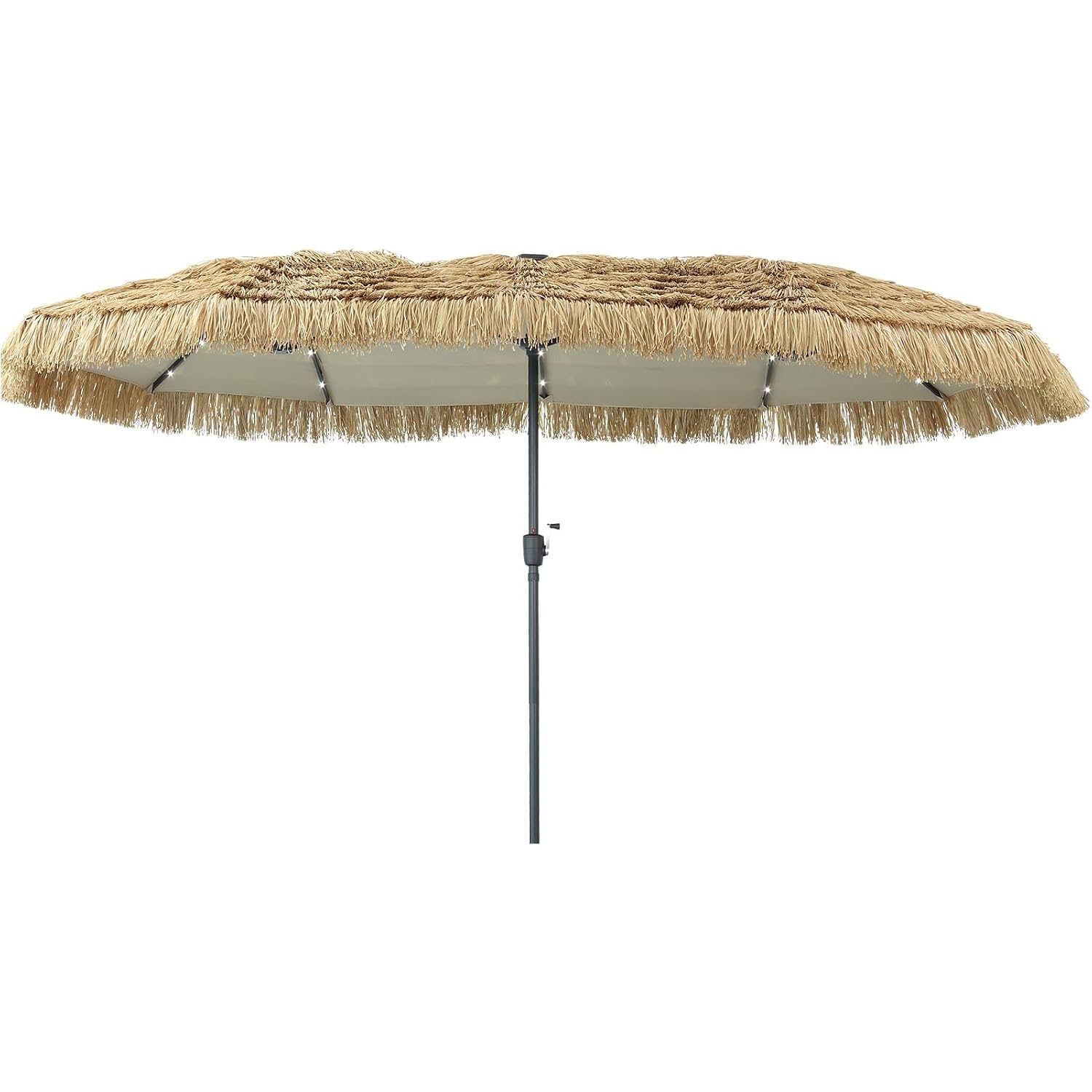 13ft Thatch Umbrella with Sola - Outdoor Furniture Umbrella 评论和价格