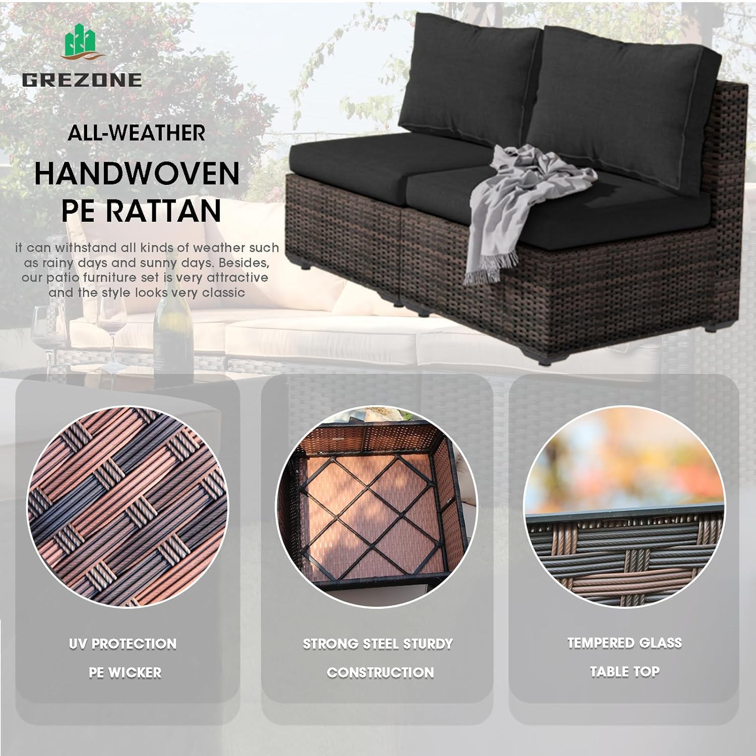 Outdoor Sectional Furniture, 5 - Outdoor Furniture Fire Table 评论和价格