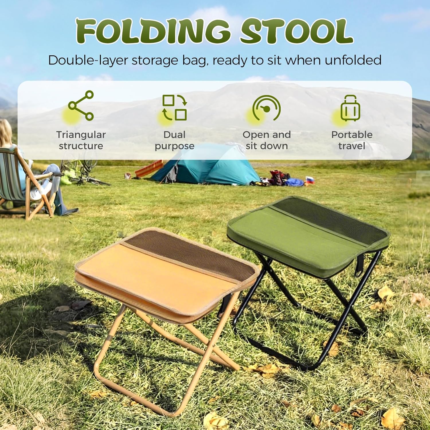 GMOX Portable Folding Camping  - Outdoor Furniture Rope 评论和价格