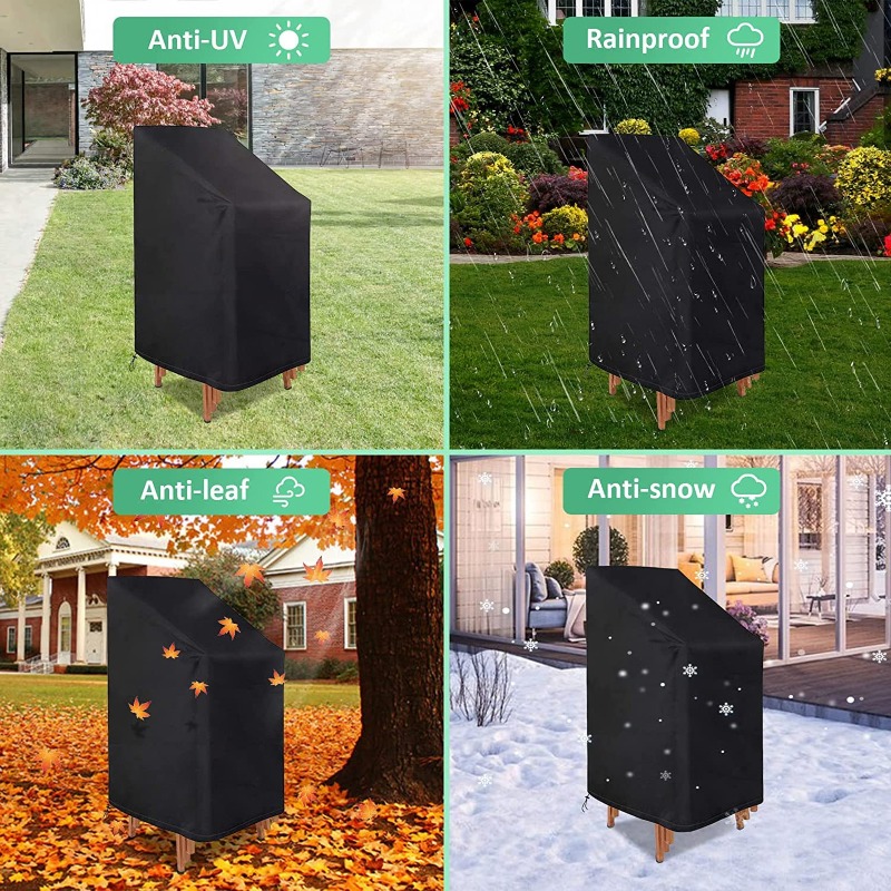 1/2/PCS Stacked Chair Dust Cov - Outdoor Furniture Cover 评论和价格