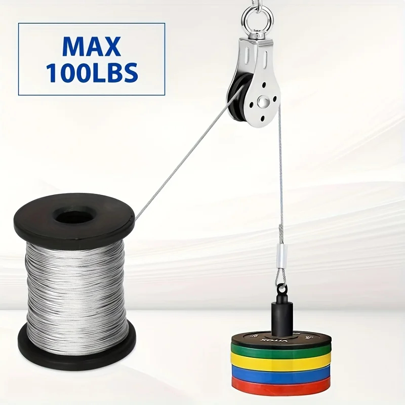 50m/196ft Stainless Steel Wire - Outdoor Furniture Rope 评论和价格