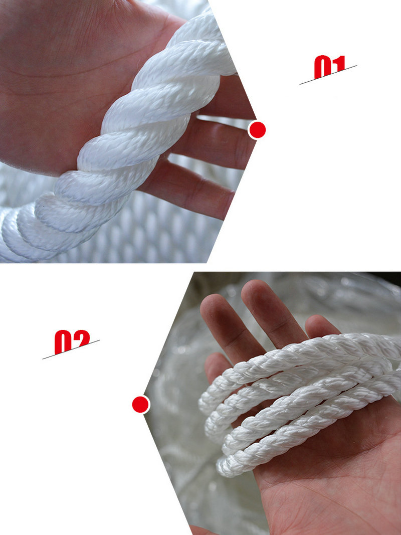 HQ 6-30 MM Pure White 100% Pol - Outdoor Furniture Rope 评论和价格