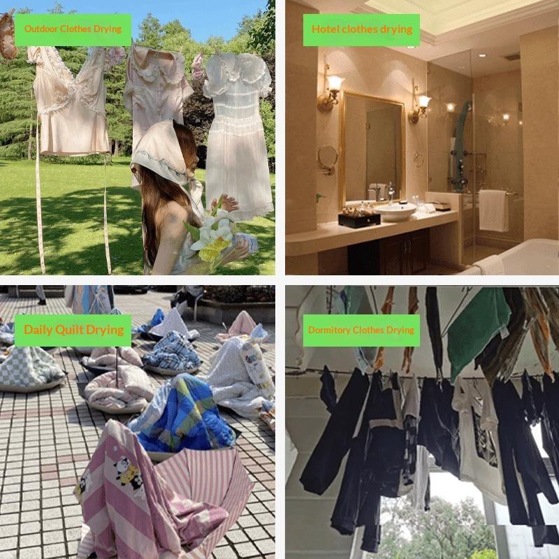 Portable 8M Retractable Laundr - Outdoor Furniture Rope 评论和价格