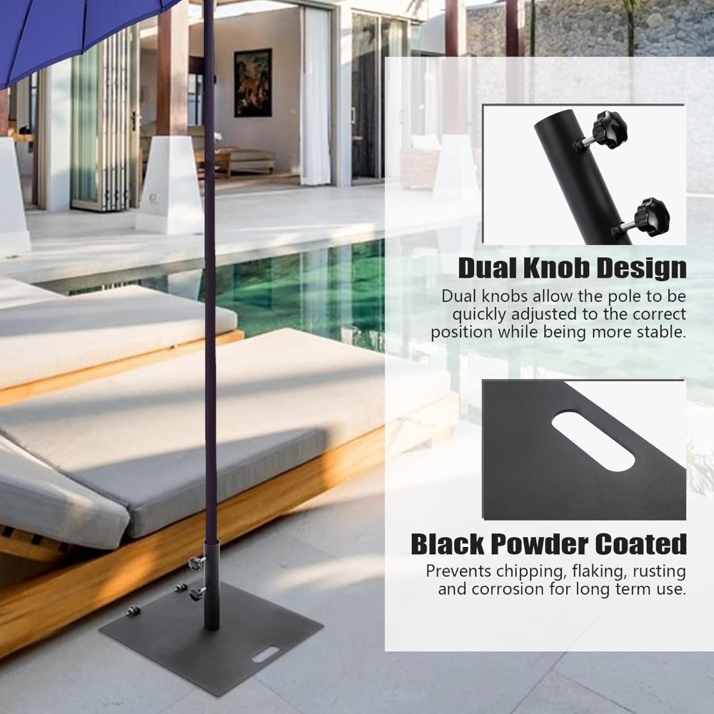 Heavy Duty Patio Umbrella Base - Outdoor Furniture Umbrella 评论和价格