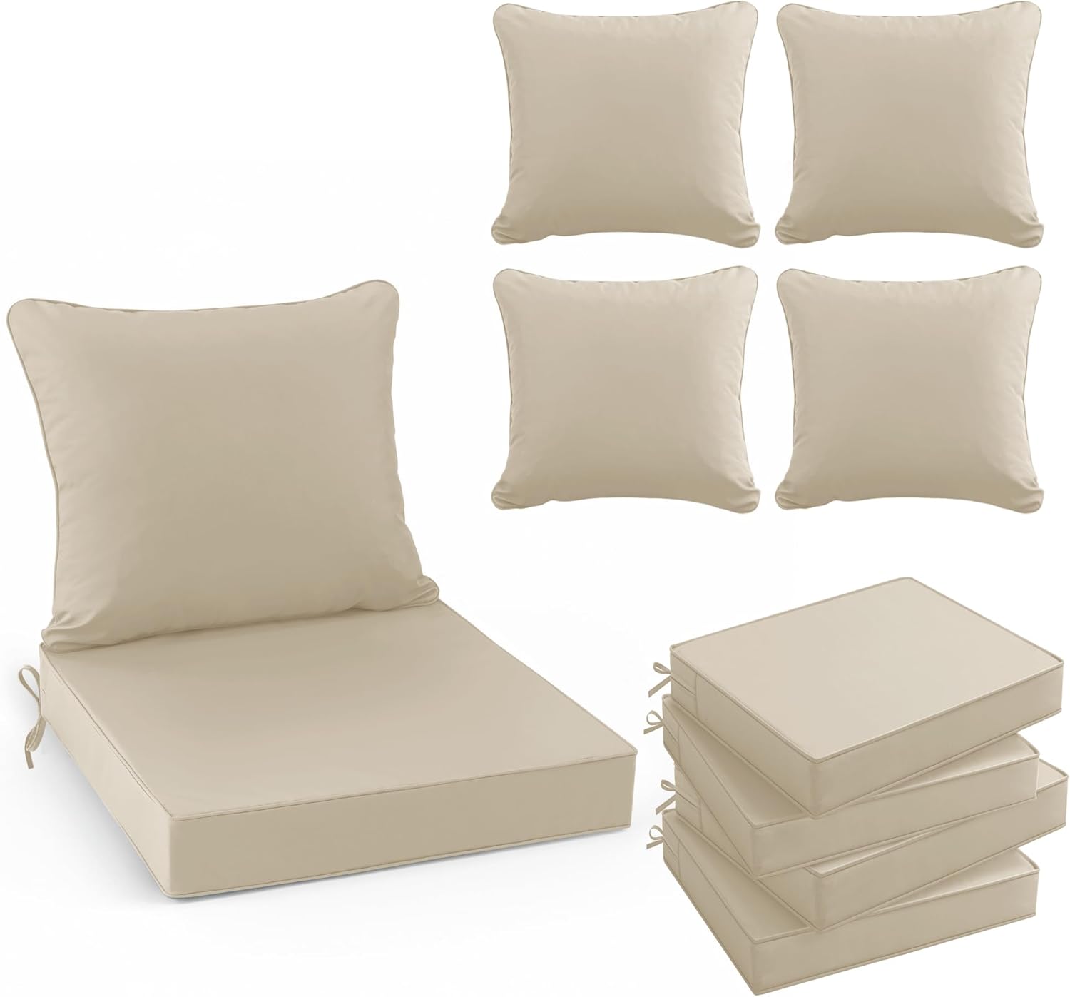 Outdoor Chair Cushions Set of  - Outdoor Furniture Cushions 24 X 24 评论和价格