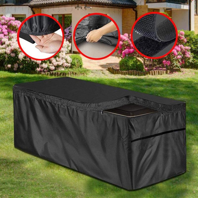 Waterproof Garden Storage Box  - Outdoor Furniture Black 评论和价格