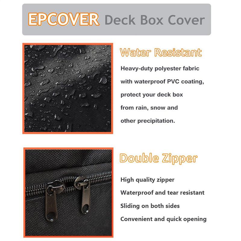 Waterproof Garden Storage Box  - Outdoor Furniture Black 评论和价格