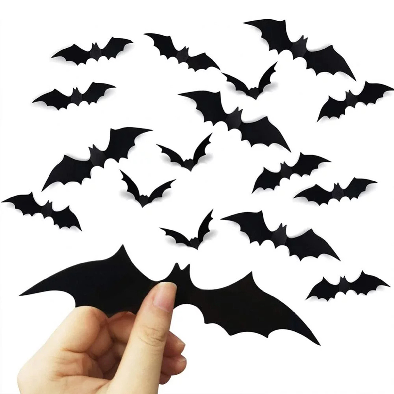 Black Bat Silhouette Halloween - Outdoor Furniture Black 评论和价格