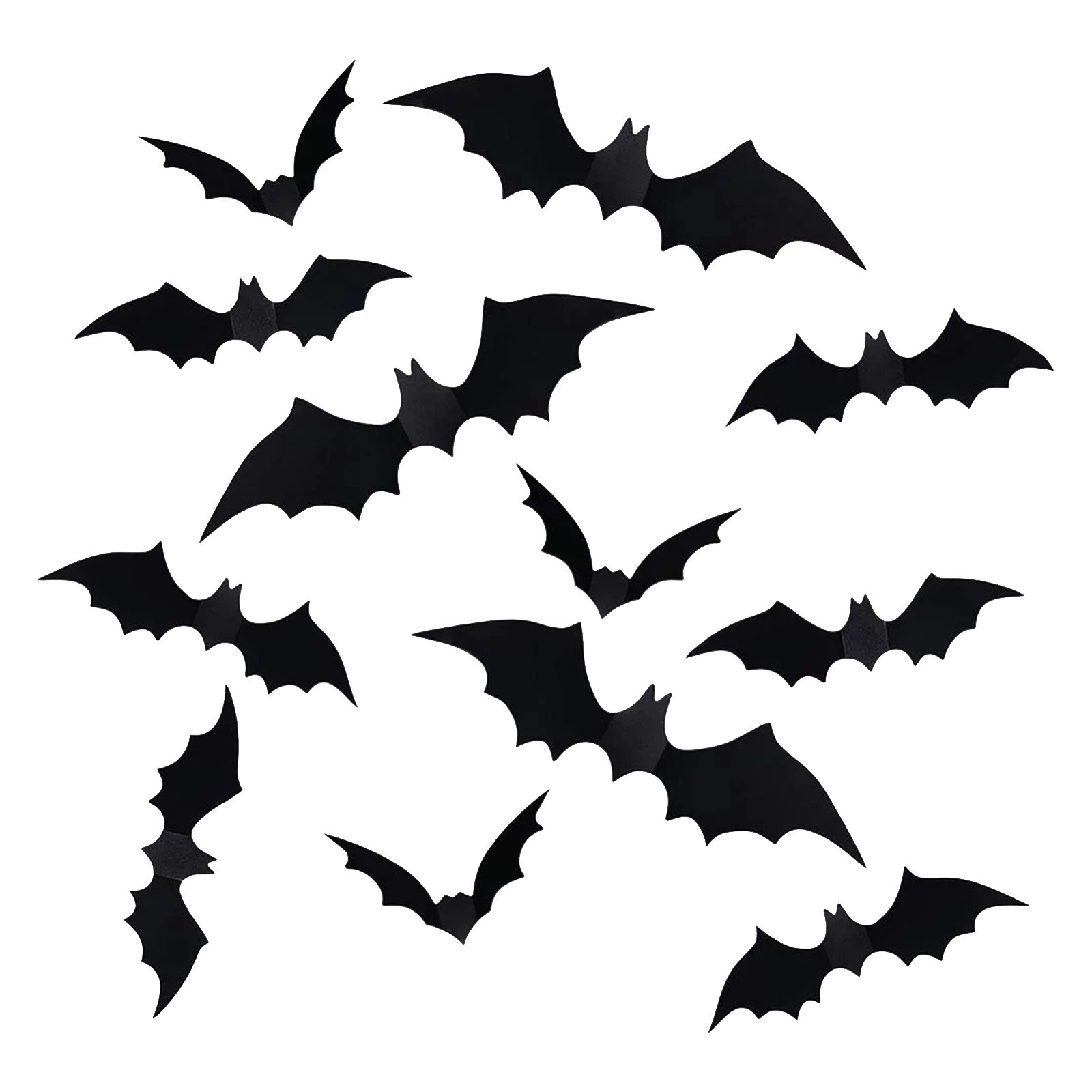 Black Bat Silhouette Halloween - Outdoor Furniture Black 评论和价格