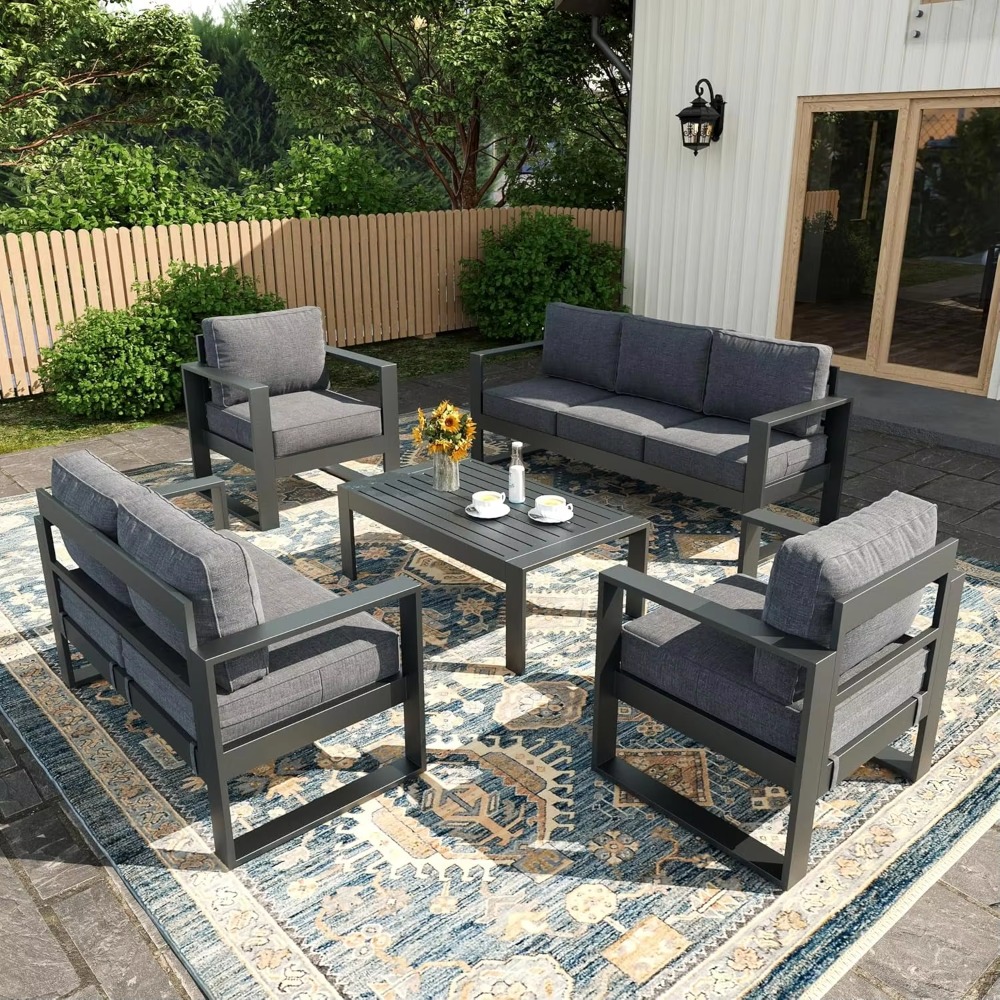 Terrace Seat Set Balcony Furni - Outdoor Furniture Fire Table 评论和价格