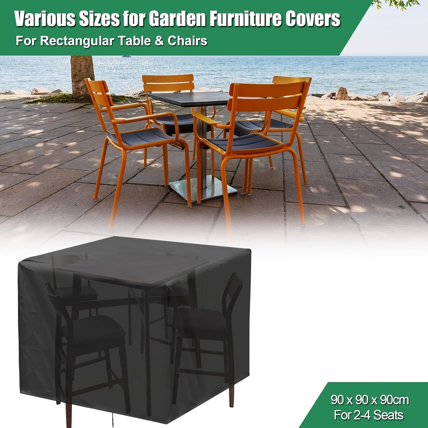 Heavy-Duty 210D Outdoor Garden - Outdoor Furniture Cover 评论和价格