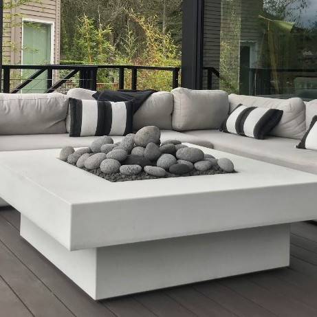 Outdoor Sofa Set Fire Pit Tabl - Outdoor Furniture Fire Table 评论和价格
