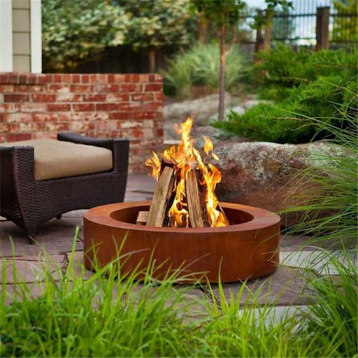 Outdoor Sofa Set Fire Pit Tabl - Outdoor Furniture Fire Table 评论和价格