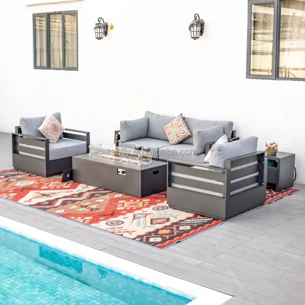 Villa Hotel Outdoor Furniture  - Outdoor Furniture Fire Table 评论和价格