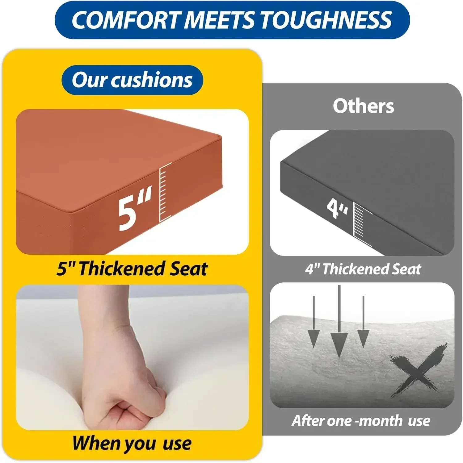 Bestseller[XMSJ]Outdoor Deep S - Outdoor Furniture Cushions 24 X 24 评论和价格