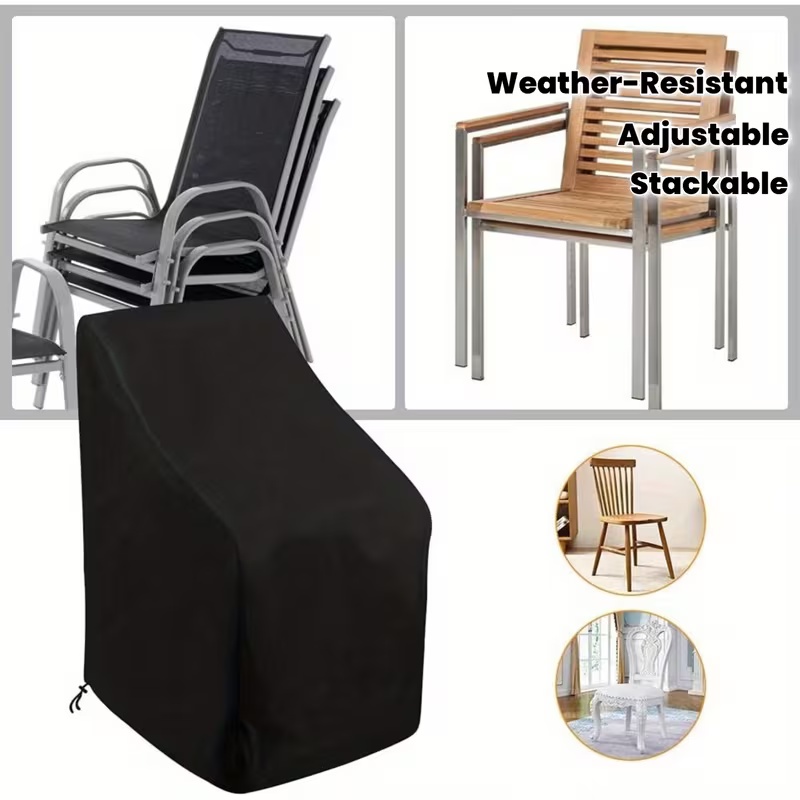 1pc Heavy-Duty Stacking Outdoo - Outdoor Furniture Cover 评论和价格