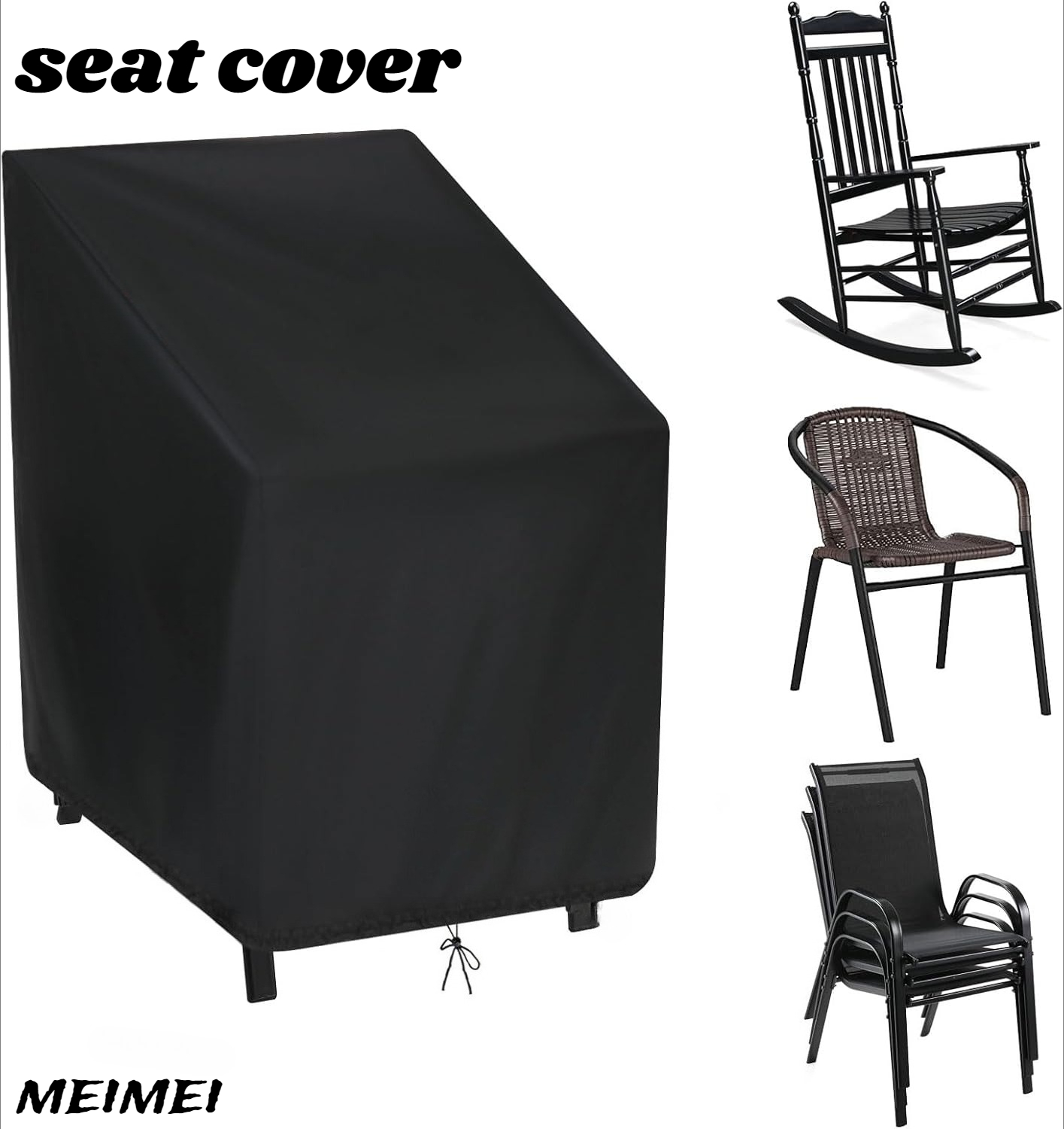 Stacked Chair Dust Cover Stora - Outdoor Furniture Cover 评论和价格