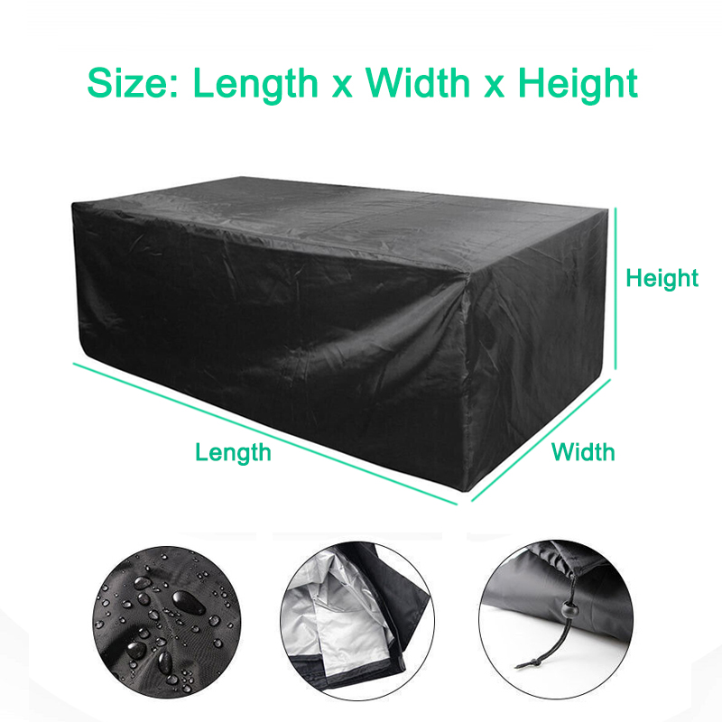Multiple Size Outdoor Furnitur - Outdoor Furniture Black 评论和价格