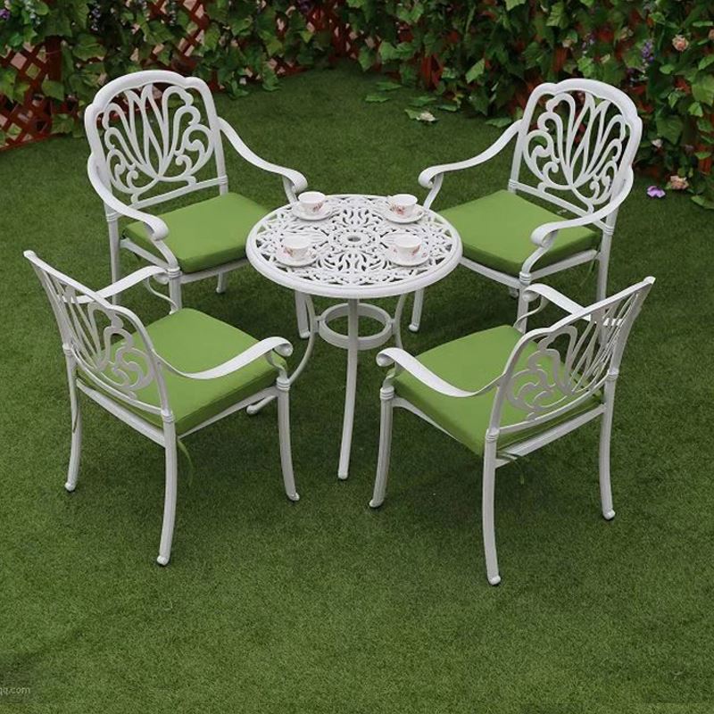 Garden Set Cast Aluminum Outdo - Outdoor Furniture Fire Table 评论和价格