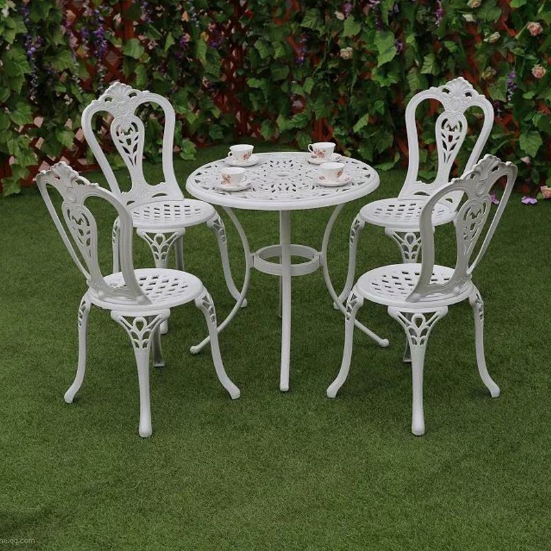 Garden Set Cast Aluminum Outdo - Outdoor Furniture Fire Table 评论和价格