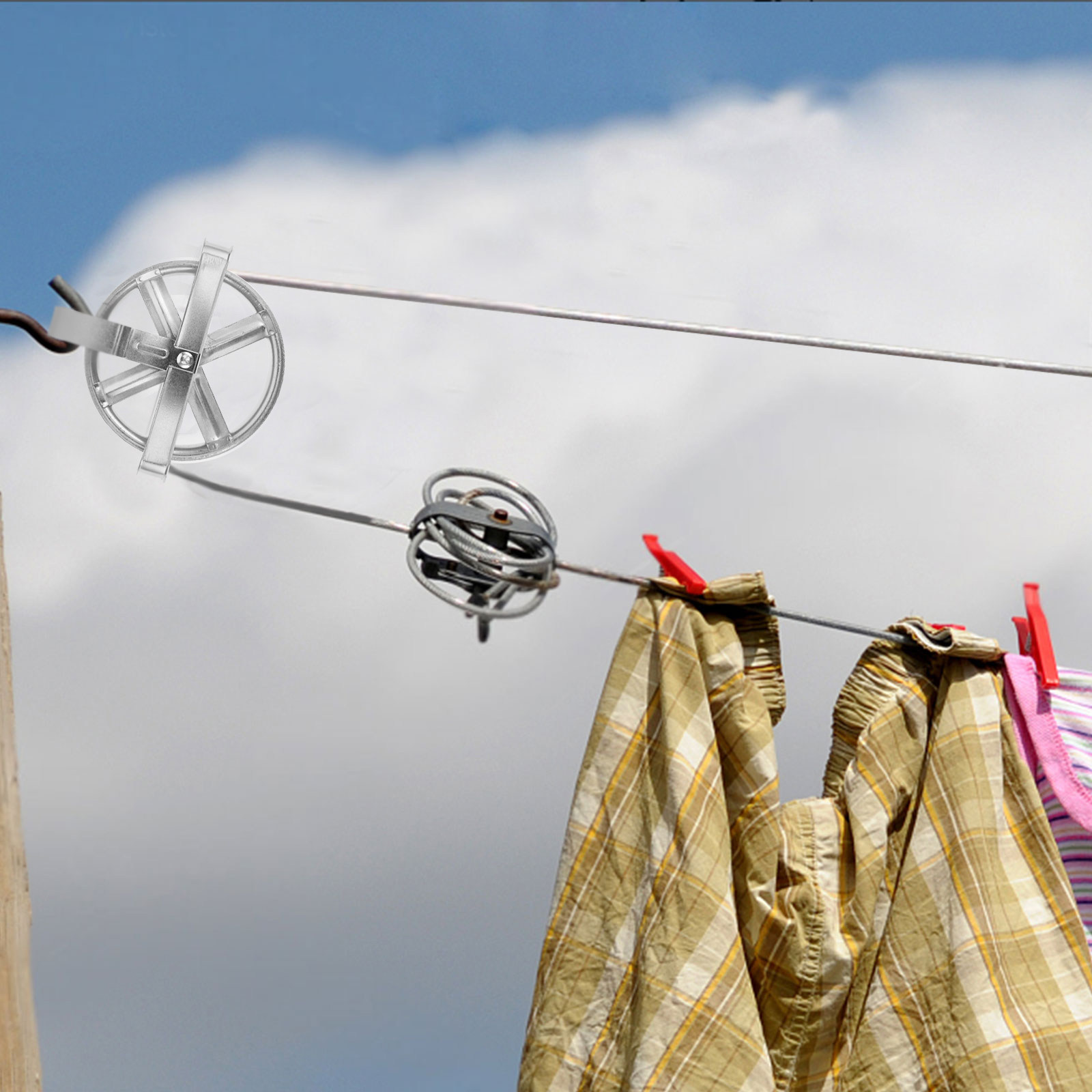 Heavy Duty Clothesline Pulley  - Outdoor Furniture Rope 评论和价格
