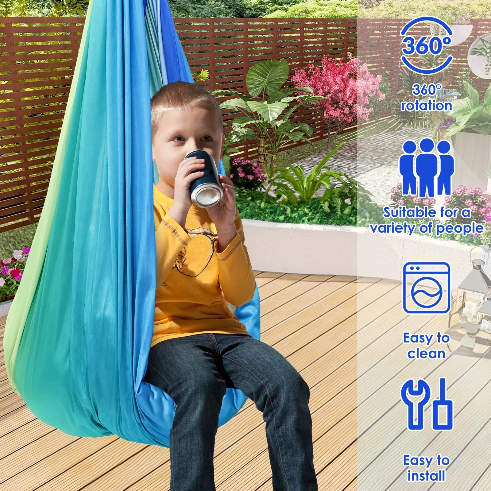 Sensory Swing Comfortable Kids - Outdoor Furniture Kids 评论和价格
