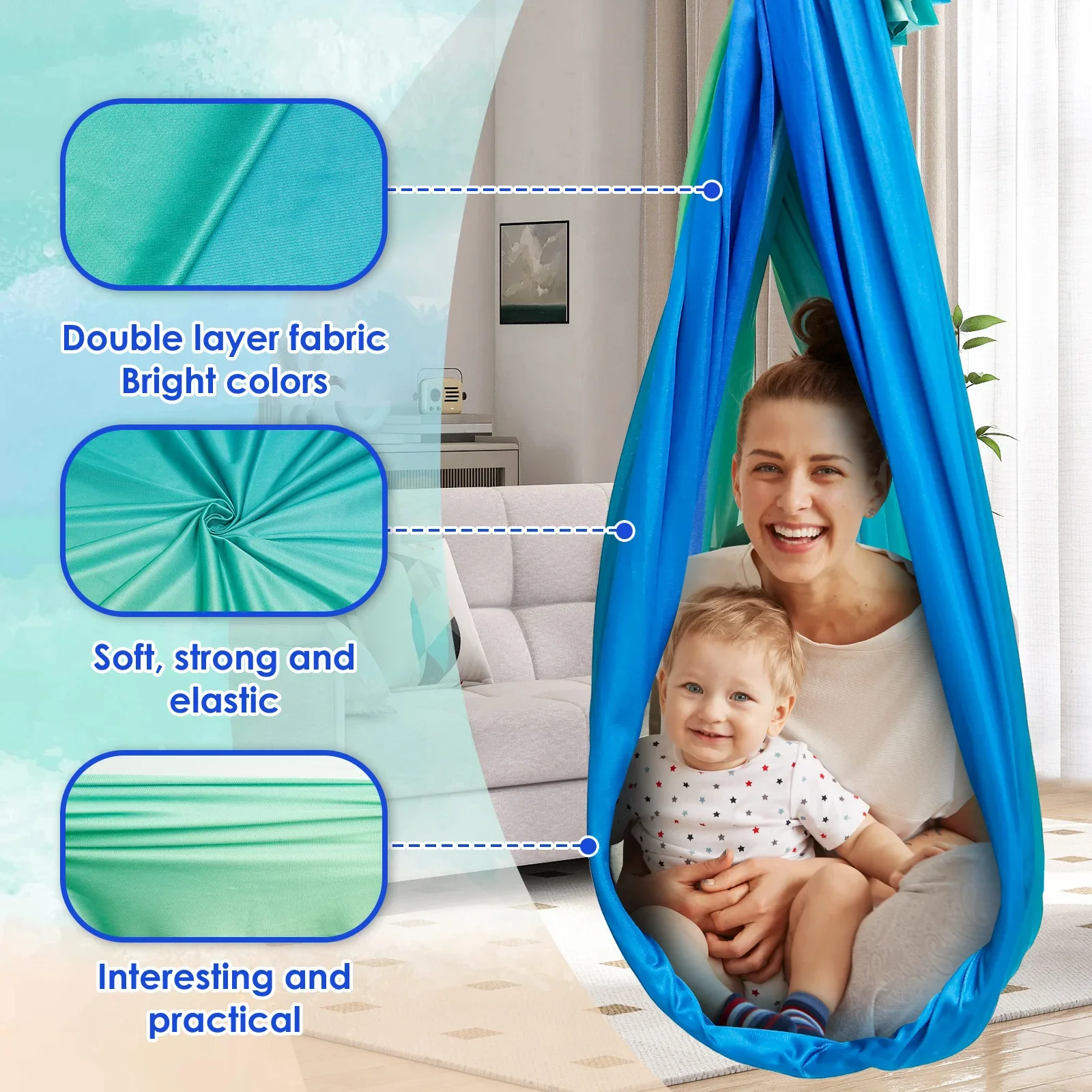 Sensory Swing Comfortable Kids - Outdoor Furniture Kids 评论和价格