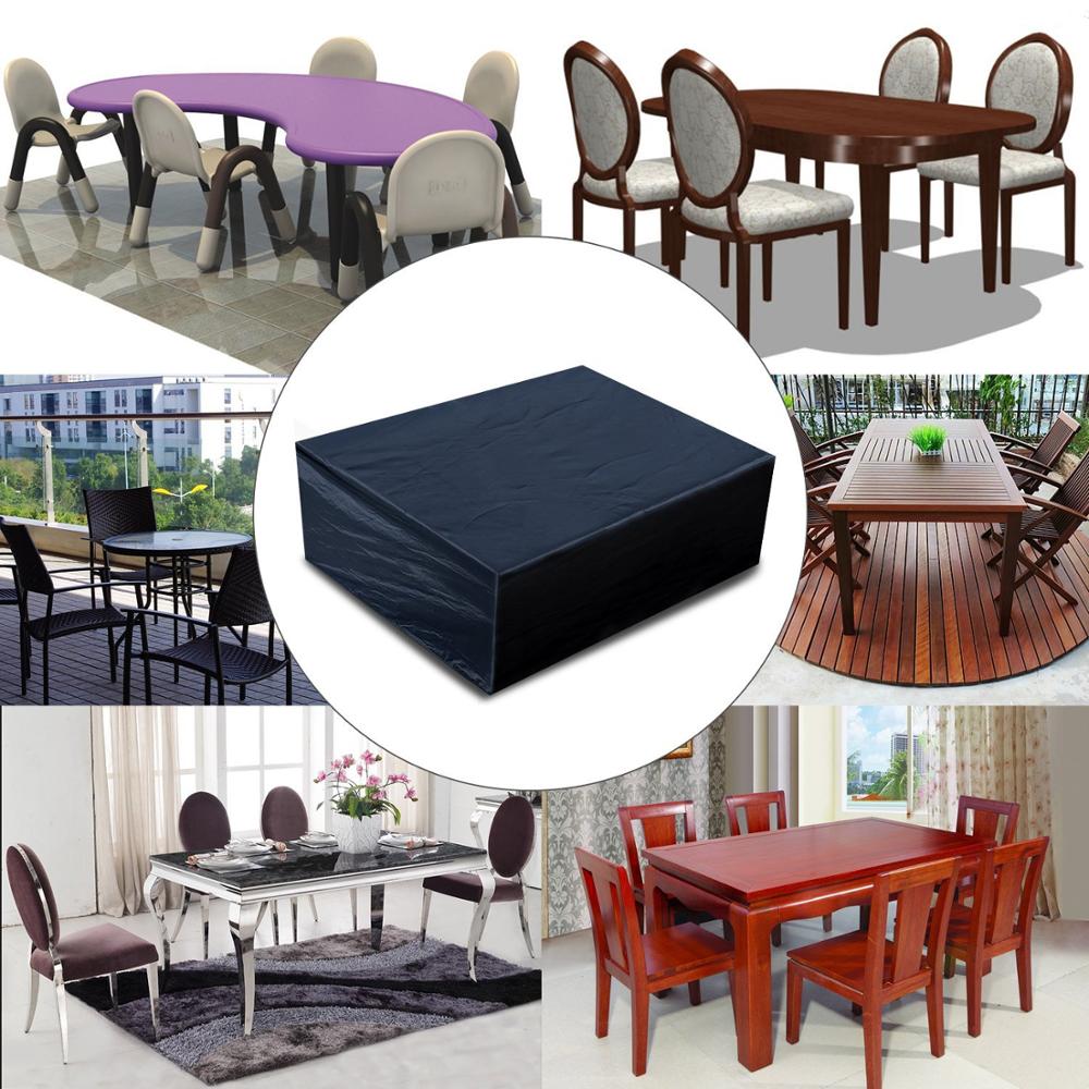 Patio Outdoor Table Cover, Wat - Outdoor Furniture Black 评论和价格