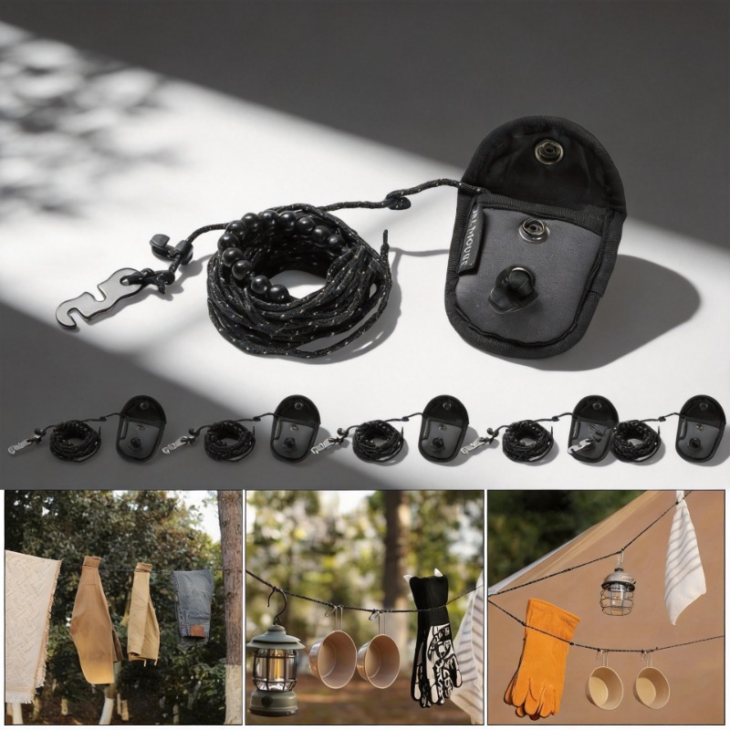 Portable 3M Beaded Clothesline - Outdoor Furniture Rope 评论和价格