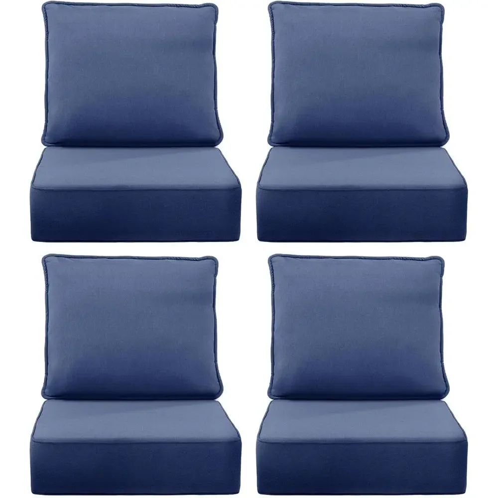 6 Thick Outdoor Chair Cushions - Outdoor Furniture Cushions 24 X 24 评论和价格