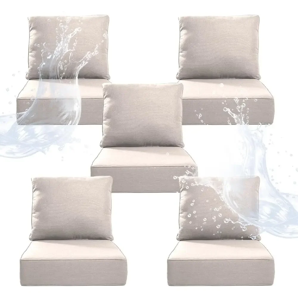 6 Thick Outdoor Chair Cushions - Outdoor Furniture Cushions 24 X 24 评论和价格